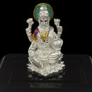 999 Pure Silver Lakshmi/Laxmi 3.0-inch Tall idol/Statue / Murti (Figurine