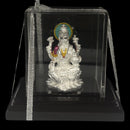 999 Pure Silver Lakshmi/Laxmi 3.0-inch Tall idol/Statue / Murti (Figurine