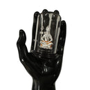 999 Pure Silver Lord Shiva Idol - 2.0-inch Tall Statue / Murti (Figurine