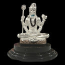 999 Pure Silver Lord Shiva Idol - 2.0-inch Tall Statue / Murti (Figurine