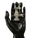 925 Sterling Silver Hallmarked Solid Shiva Lingam idol - Statue / Murti (Figurine