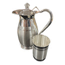 999 Pure Silver Hallmarked 650ml Water Pitcher & 250ml One Tumbler Set