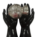 925 Sterling Silver Hallmarked Asta Lakshmi Kalash with Coconut & Mango Leaves