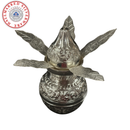 925 Sterling Silver Hallmarked Asta Lakshmi Kalash with Coconut & Mango Leaves