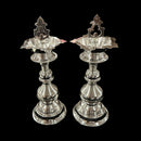 925 Sterling Silver Hallmarked Five Star Trishul Samai Set / Kuthu Vilakku Pair -Set