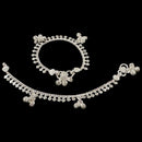 700 Silver Kids Traditional Queen Anklet - Style