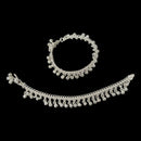 700 Silver Kids Traditional Bell Round Anklet - Style