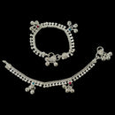 700 Silver Kids Traditional Meena Queen Anklet - Style
