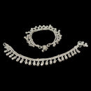 700 Silver Kids Traditional Designer Anklet  - Style