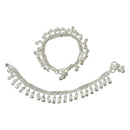 700 Silver Kids Traditional Designer Anklet  - Style