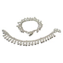 700 Silver Kids Traditional Designer Anklet  - Style