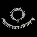 700 Silver Kids Traditional Designer Anklet  - Style
