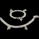 700 Silver Kids Traditional Designer Mango Anklet - Style