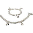700 Silver Kids Traditional Designer Mango Anklet - Style