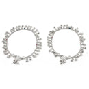 70% Silver Meena Anklet for Kids with Bell Charm