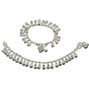 700 Silver Kids Traditional Bells & Meena Anklet - Style