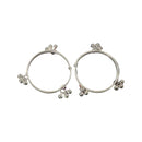 750 Silver Kids Round Anklet - Style