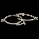 750 Silver Kids Round Anklet - Style