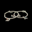 750 Silver Kids Round Anklet - Style