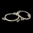 750 Silver Kids Round Anklet - Style