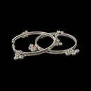 750 Silver Kids Round Anklet - Style