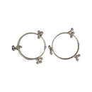 750 Silver Kids Round Anklet - Style