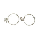 925 Sterling Silver Kids Round / C-Shaped Anklet / Bracelet - Style