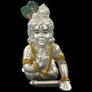 999 Pure Silver Krishna (Laddu Gopal) Idol – Certified Murti/Statue (Figurine