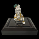 999 Pure Silver Krishna (Laddu Gopal) Idol – Certified Murti/Statue (Figurine