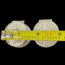 925 Sterling Silver Hallmarked 1.25x1.25 inch Ganesh Lakshmi Kumkum / Puja Box Set -20 ml – Style