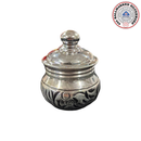 925 Sterling Silver Hallmarked 1.0x1.5 inch One‑Pot Kumkum / Puja bowl Set  -10 ml – Style