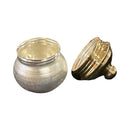 925 Sterling Silver Hallmarked 1.0x1.5 inch One‑Pot Kumkum / Puja bowl Set  -10 ml – Style