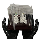 999 Pure Silver Ganesh & Lakshmi / Laxmi Idol / Statue / Murti (Figurine