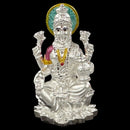 999 Pure Silver Ganesh & Lakshmi idol with Separate Stand (Figurine