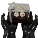 999 Pure Silver Ganesh & Lakshmi / Laxmi idol / Statue / Murti (Figurine