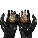 999 Pure Silver Ganesh & Lakshmi / Laxmi Idol / Statue / Murti (Figurine