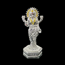 999 Pure Silver Lakshmi / Laxmi 3.25-inch Tall idol / Statue / Murti (Figurine