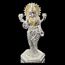 999 Pure Silver Lakshmi / Laxmi 3.25-inch Tall idol / Statue / Murti (Figurine