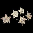 750 Silver Religious Lotus Flower Set (Pack of 5 Flowers)