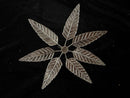750 Silver Religious 2.0 inch Mango Leave Branch (Pack of 7 Leaves)
