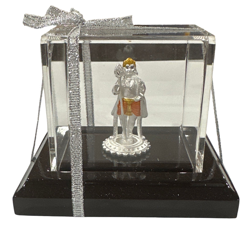 999 Pure Silver Lord Murugan (Kartikeya) – 2.0-Inch-Tall Statue / Murti (Figurine
