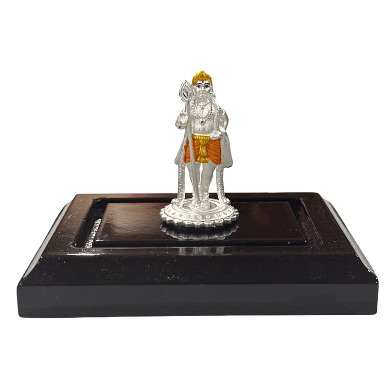 999 Pure Silver Lord Murugan (Kartikeya) – 2.0-Inch-Tall Statue / Murti (Figurine