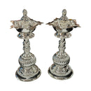925 Sterling Silver Hallmarked Small Five Star / Kerala Naxi Samai / Kuthu Vilakku Pair -Style