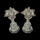 925 Sterling Silver Hallmarked Small Five Star / Kerala Naxi Samai / Kuthu Vilakku Pair -Style