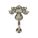 925 Sterling Silver Hallmarked Pancha Aarti / Harathi stand- Style