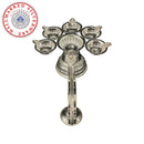 925 Sterling Silver Hallmarked Pancha Aarti / Harathi stand- Style