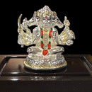 999 Pure Silver Lord Panchmukhi Hanuman 2.0-inch Tall Idol / Statue / Murthi (Figurine