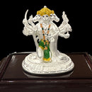 999 Pure Silver Lord Panchmukhi Hanuman 3.0-inch Tall Idol / Statue / Murthi (Figurine