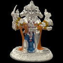 999 Pure Silver Lord Panchmukhi Hanuman 3.5-inch Tall Idol / Statue / Murthi (Figurine
