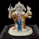 999 Pure Silver Lord Panchmukhi Hanuman 3.5-inch Tall Idol / Statue / Murthi (Figurine